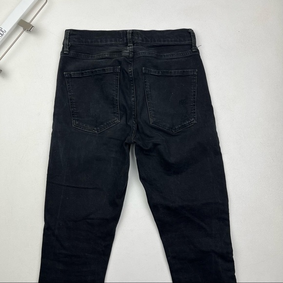 AGOLDE Sophie High Rise Skinny Crop in Harlow Destructed - Picture 2 of 8